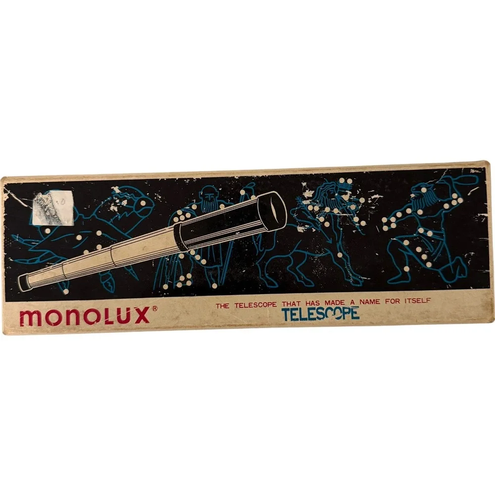 Monolux 4374 Telescope 8x-25x30mm Zoom with Tripod and Case Vintage Japan Good - Picture 2 of 10